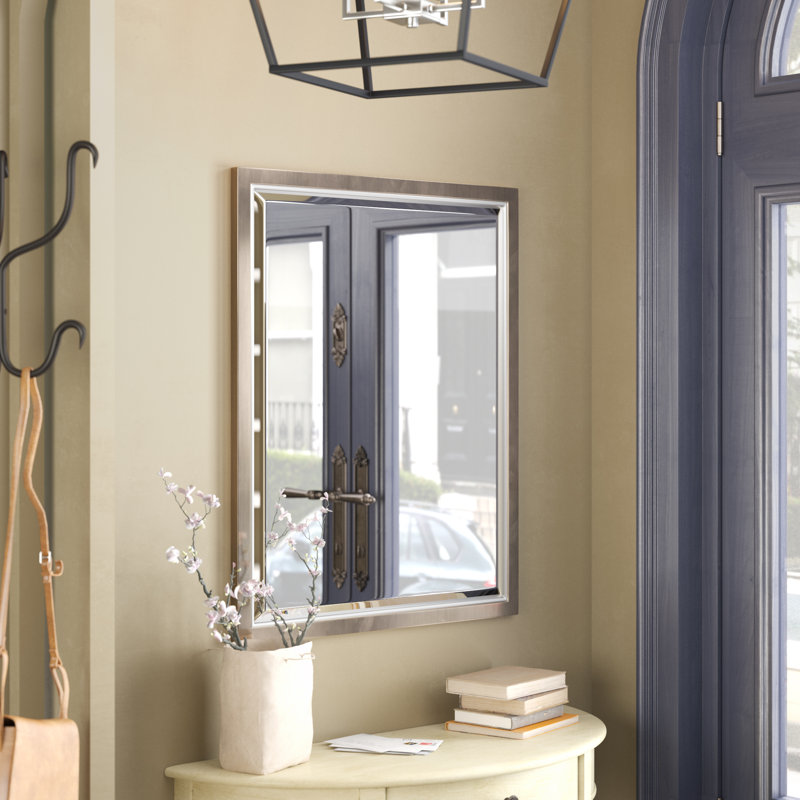 Kennith Classic Metal Framed Bathroom Vanity Wall Mirror